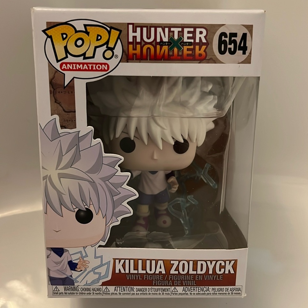 New In Box Funko Pop Hunter Hunter Killua Zoldyck 654